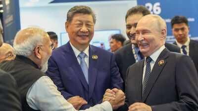 From PM Modi-Putin-Xi meet to Banyan Tree plantation, car diplomacy: Brics Summit wrap-up in pictures | India News