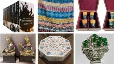 From marble inlay, silk to Mahabharata: What PM Modi gifted Uzbekistan, Kyrgyzstan leaders at SCO summit | India News