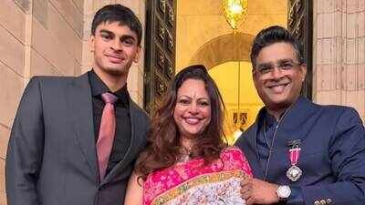 R Madhavan’s son Vedaant Madhavan competes in first Asian Games; fails to qualify for men’s 4x200m freestyle relay final |