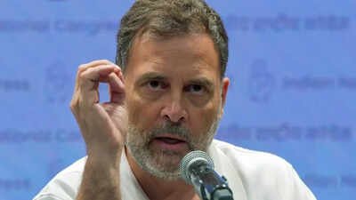‘Have a spine, don’t lie down in front of Trump’: Rahul flays PM Modi over ‘UPI tax’ | India News