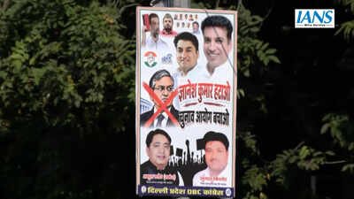 ‘Gyanesh Kumar hatao, EC bachao’: Congress puts up posters targeting CEC in Delhi | India News