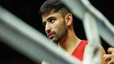 Asian Games: Sachin Siwach one win away from boxing medal after scrappy pre-quarterfinal victory | Asian Games 2026 News