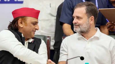 ‘Will contest at least 150 seats in UP’: Congress discusses alliance talks with SP | India News