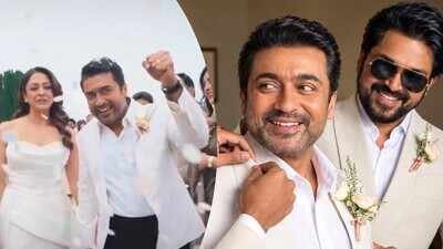 Fans get emotional as Suriya-Jyotika renew wedding vows after 20 years; call their celebration ‘timeless’ | Tamil Movie News