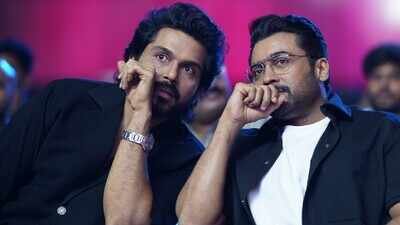 Suriya clarifies Mumbai living rumours: ‘I’m based in Chennai, just travel there sometimes’, actor clears his stand at Karthi’s ‘Sardar 2’ audio launch | Tamil Movie News