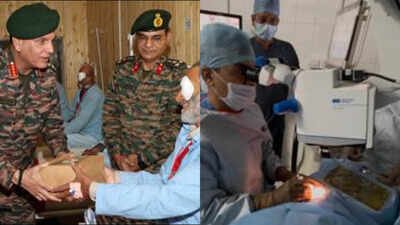 Op Drishti: AFMS conducts 220 eye surgeries in underground OT at shelling-prone zone along LoC | India News
