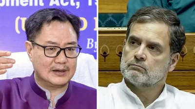 ‘Why bring BJP into this?’ Rijiju slams Rahul for targeting Shah over Manipuri musician’s murder | India News