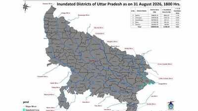 Rising rivers inundate over 11,000 hectares across 5 UP districts | India News