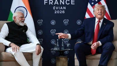 Modi and Trump discuss ties, PM flags concerns about US’ Russia law | India News