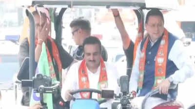 Uttarakahand CM Pushkar Singh Dhami participates in BJP’s ‘drug free Punjab’ campaign, takes on AAP government | India News