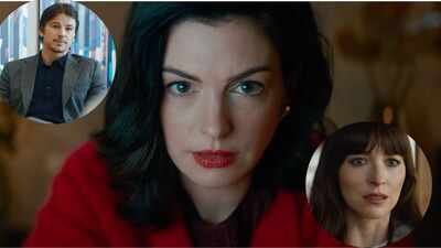 Mom-to-be Anne Hathaway joins Dakota Johnson and Josh Hartnett for ‘Verity’ press day in New York City |