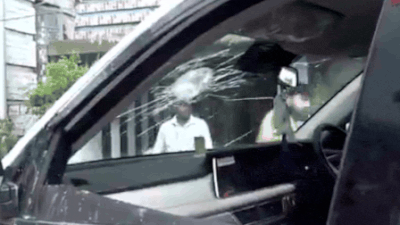 ‘Tried to drag me out’: TMC MLA Kunal Ghosh’s car smashed, says guards drew guns to save him – video | India News