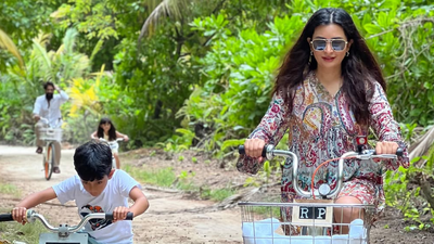 Yash takes break with wife Radhika Pandit and kids after ‘Toxic’ run; shares quiet beach holiday moments | Kannada Movie News