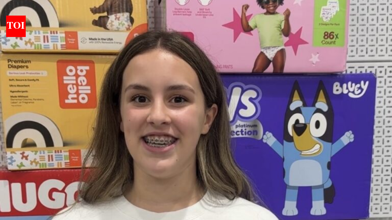 At 7, Arizona girl Sloan started collecting diapers after seeing a Phoenix food bank run out; five years later, the 12-year-old aimed for 22,500 and delivered 30,000 diapers in her fifth annual drive