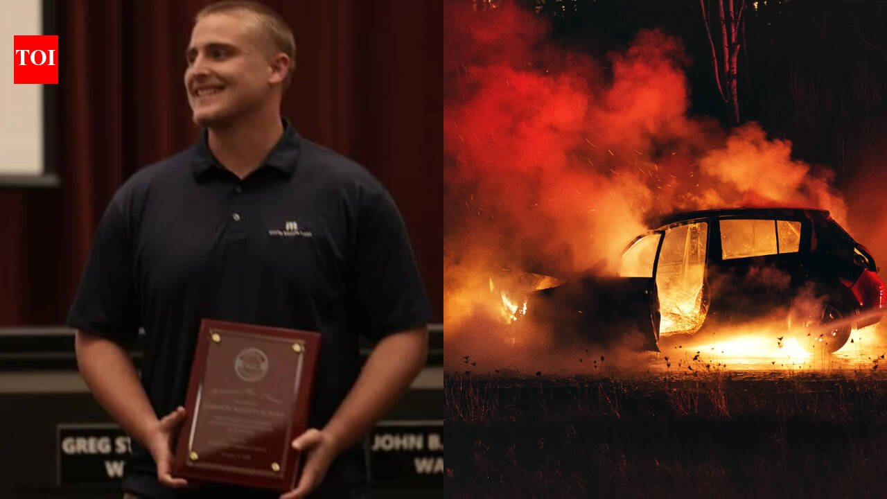 Meet Jameson Mallon-Echols, South Dakota engineering student who pulled a trapped teen from a burning car; now Rapid City has honoured the football captain with an Act of Heroism Award