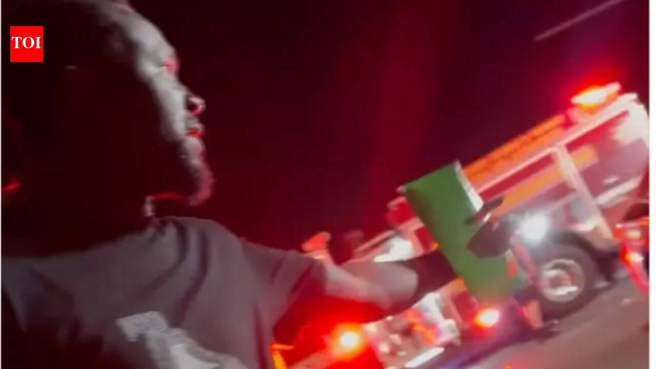 A Maryland DoorDash driver’s brakes failed and his car was totalled during a delivery, yet he still told the customer where to collect the food; the video went viral and his fundraiser later climbed past $15,000