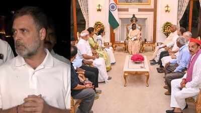 ‘She didn’t contest our vote chori claim, sought proof’: Rahul Gandhi after meeting President Murmu | India News