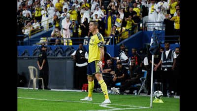 Cristiano Ronaldo: Al-Nassr fans display a special three-word tifo for Cristiano Ronaldo after Portugal controversy | Football News