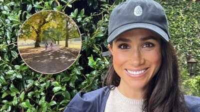 Meghan Markle shares a glimpse of the family weekend away in the countryside with children Archie and Lilibet |