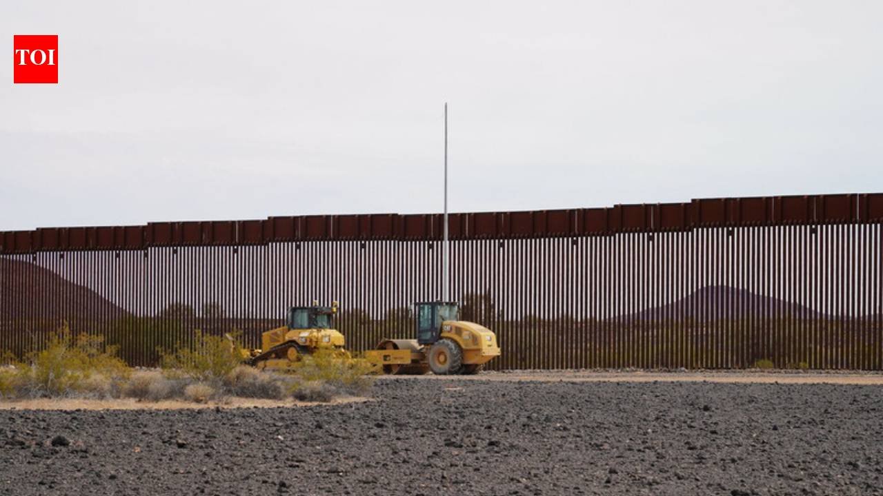 6,500-year-old Indigenous sacred site in Arizona partially destroyed by Trump administration’s border wall construction; 50-foot corridor cuts through 272-foot geoglyph that predates Egypt’s first pyramid by 2,000 years
