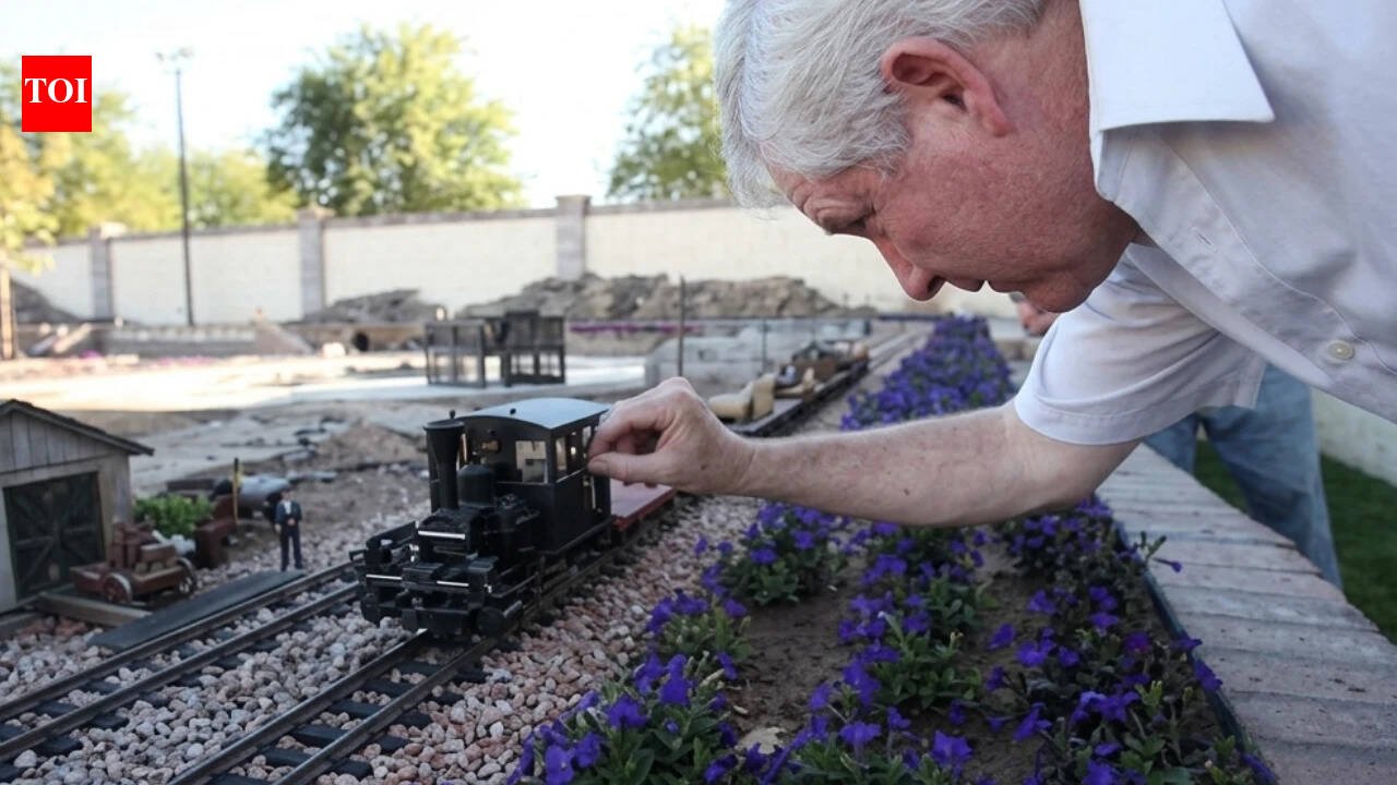 An Arizona homebuilder spent years and hundreds of thousands of dollars turning his backyard into one of America’s largest private garden railways, with nearly 4,000 feet of track and hundreds of train cars