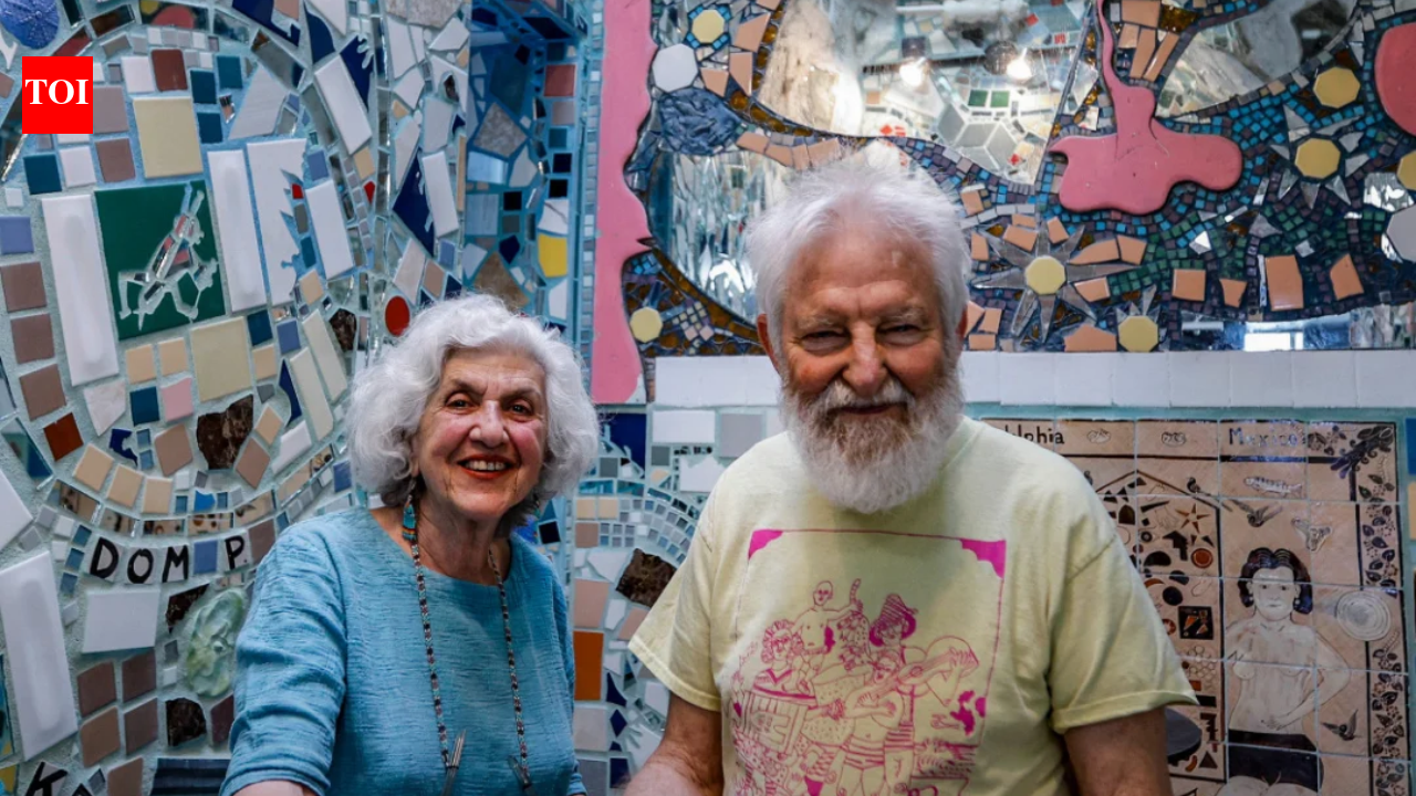 Philadelphia artist Isaiah Zagar turned bottles, bike wheels and ceramic shards into a 3,000-square-foot maze; after a 2004 threat to dismantle it, the community saved it and tickets now frequently sell out | World News