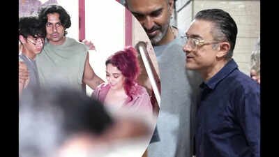 Aamir Khan spends time with his kids on low-key family night out; Ira and husband Nupur Shikhare leave in a rickshaw – WATCH |