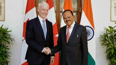 India Canada Trade Agreement: Amid Canada trade talks, NSAs discuss security coop | India News