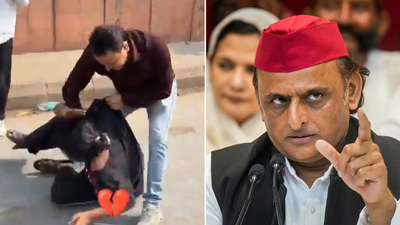 ‘BJP’s honouring women’: Akhilesh shares video of harassment during Delhi crackdown | India News