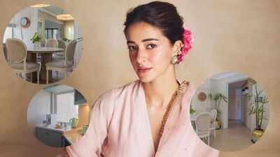 Ananya Panday’s first Mumbai home is a ‘girly’ dream designed by Gauri Khan: 1,100-sq-ft Bandra apartment with pink accents, plenty of natural light, airy living room, plants and balcony | Hindi Movie News