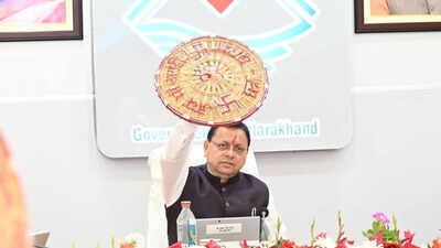 CM Pushkar Singh Dhami chairs first-ever cabinet meeting in Champawat to boost border area development | India News