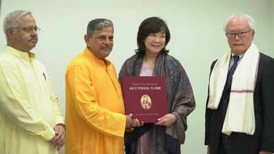 Akie Abe,wife of late Japanese PM Shinzo Abe, meets RSS leader Hosabale | India News