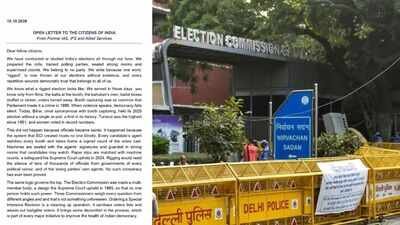 ‘Rigged when you lose?’ 124 former bureaucrats defend EC & SIR, challenge vote-rigging claims | India News