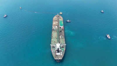 5 Indian seafarers safely rescued after Kuwait-flagged tanker struck by projectile in Strait of Hormuz | India News