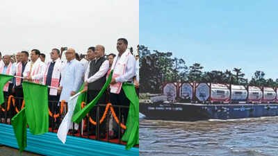 Dibrugarh’s river trade returns after 70 years: First post-Independence cargo from Assam heads to Bangladesh | India News