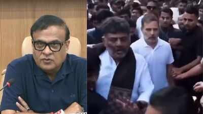 ‘Arrogance remains’: Himanta takes swipe at Rahul over DKS ‘collar-pull’ row, recalls 2015 humiliation | India News