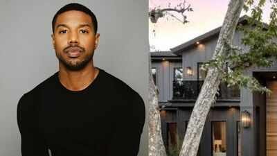In 2019, Michael B. Jordan bought this $5.8 million LA home with a pool and private outdoor spaces; inside his former Hollywood Hills residence |