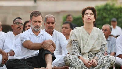 4 FIRs against Rahul, Priyanka over anti-CEC protests in Delhi | India News