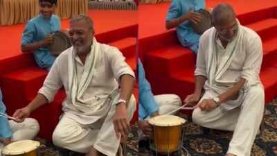 Nana Patekar danced dekhni in Goa, played shamel with a local konkani group three days before he passed away, VIDEO goes viral | Hindi Movie News