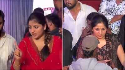 Rachita Ram looks stunned as fan pulls her cheek after selfie; birthday interaction outside Bengaluru home sparks debate; Netizens REACT | Tamil Movie News
