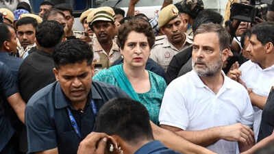 A quick lunch, then a Jantar Mantar march: How Rahul-led opposition once again kept police guessing | India News