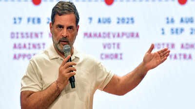 Rahul Gandhi: Rahul Gandhi demands CEC Gyanesh Kumar’s resignation as protests erupt in Delhi, Mumbai | India News