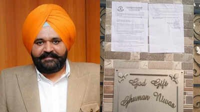 Summons on the wall: CBI pastes notice outside residence of Punjab CM Bhagwant Mann’s OSD Rajbir Ghuman | India News