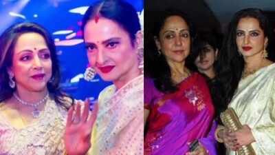 Rekha Birthday: Hema Malini wishes Rekha on her 72nd birthday, shares unseen pictures with the actress |