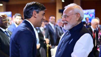 Sunak meets Modi, hails his leadership as UK-India ties go ‘from strength to strength’ | India News