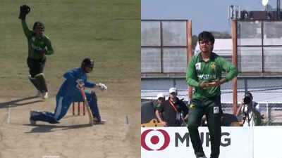 IND vs PAK: Saim Ayub’s cheeky send-off to 15-year-old Vaibhav Sooryavanshi grabs attention in Asian Games final – Watch | Cricket News
