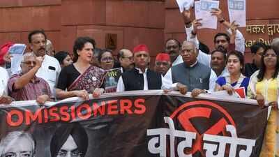 INDIA bloc top leaders to meet President today evening over functioning of EC under CEC Gyanesh Kumar, MPs to gather at Central Hall ahead of meeting | India News