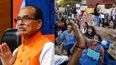 Delhi women’s safety protests: Shivraj Chouhan reacts to viral ‘kachori-samosa’ slogans | India News