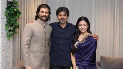 Vijay: Vijay Deverakonda and Rashmika Mandanna meet Tamil Nadu CM Joseph Vijay in Chennai ahead of ‘Ranabaali’ release: ‘One meeting and sir is already a favourite’ | Telugu Movie News