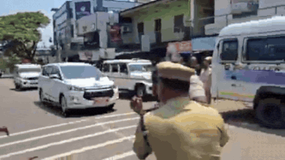 Watch: DYFI activists allegedly attack Kerala minister OJ Janeesh’s car in Kannur | India News